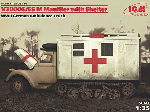 Icm maultier ambulance wwii - wwii,
