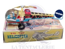 TIN TOY : Hélicoptère tôle