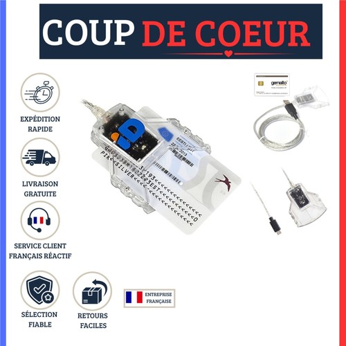 Lecteur carte puce usb - carte,