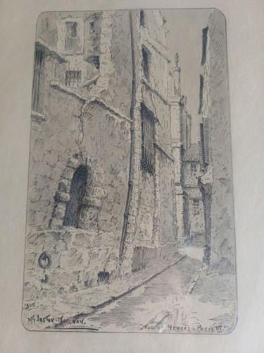 Tableau dessein rue nevers - tableau,