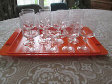 12 verres en cristal d'Arques