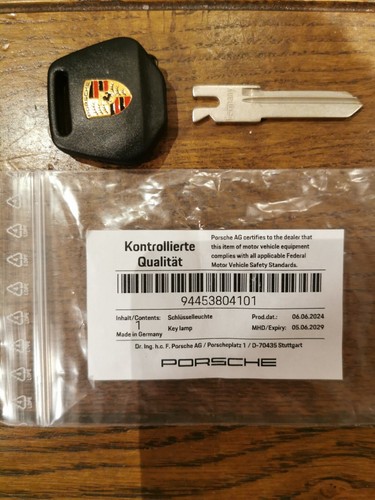 Clé vierge origine - d'origine, porsche