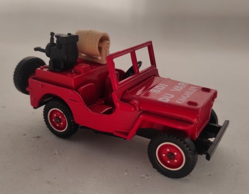 Pompiers solido 43e jeep - solido, 1/43e