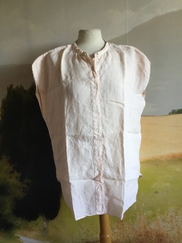 Chemise sans manche - 100, lin