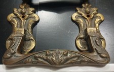 2 poignées de piano en bronze