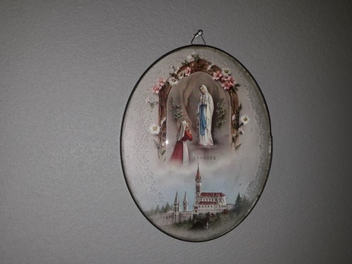 Cadre icone religieuse lourdes - icone,