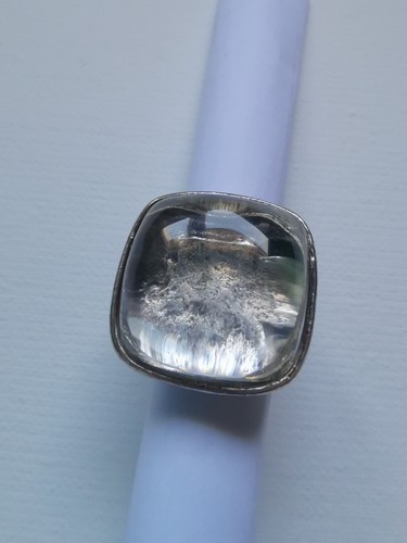 Bague vintage signée métal - bague,