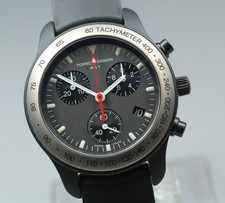 Porsche Design PAT138.670 Titanium Quartz Chronograph Watch Box Papers Swiss