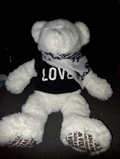 OB/ Peluche ours noir blanc