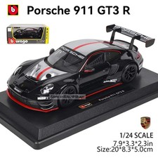 Bburago 1:24 black Porsche 911