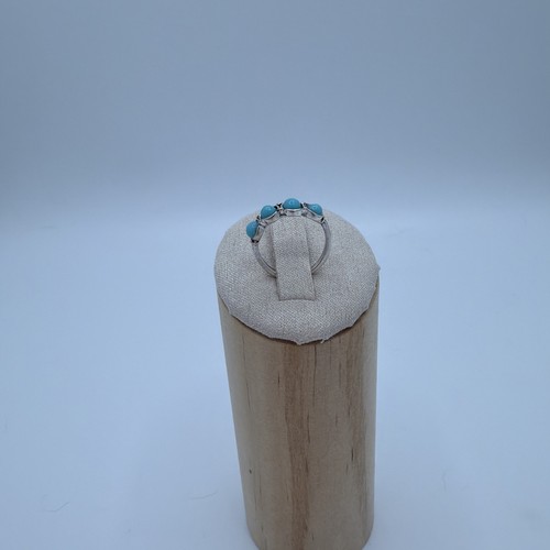 Bague argentée rangée - bague, de