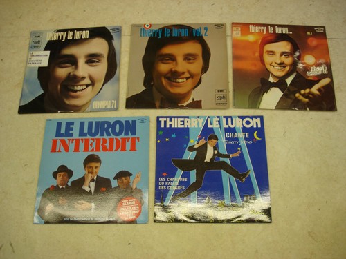 Thierry luron lot 5 lp - luron-,