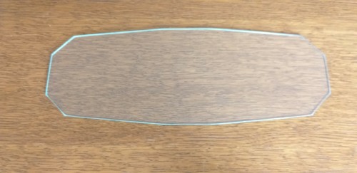 Vitre compteur véhicule - vitre, de