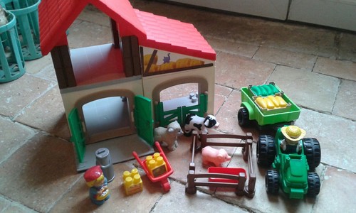 Ecoiffier ferme abrick jeu - ferme,