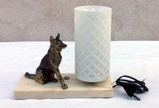 LAMPE DE CHEVET CHIEN ASSIS  -
