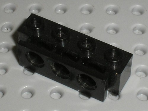 Lego black bumper - black, holder
