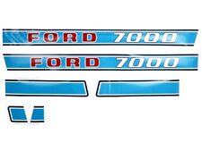 Ensemble D'Autocollants De Bonnet Pour Tracteurs FORD 7000.