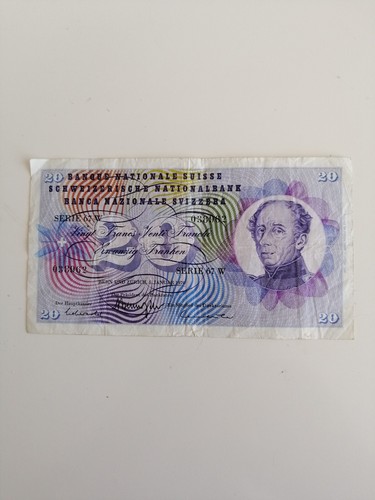 Billet banque suisse - de,