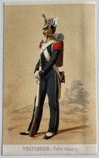 Soldat La Garde Impériale Voltigeur (Petite tenue) Gravure couleur v. 1860