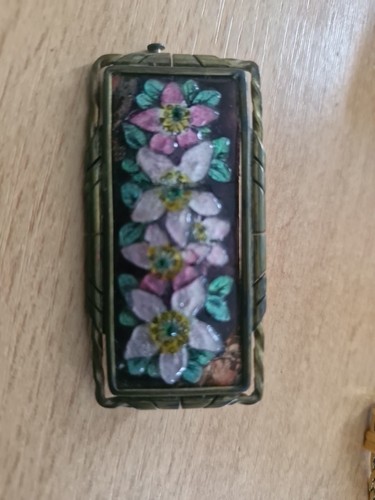 Broche émaillée gibol limoge - émaillée,