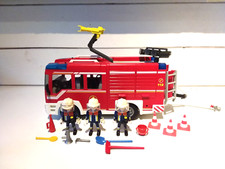PLAYMOBIL 9464/ CAMION DE POMPIERS FOURGON PERSONNAGES ACCESSOIRES COMPLET