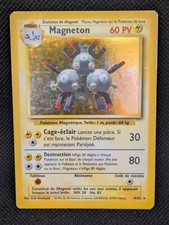 Carte pokémon MAGNETON - Rare HOLO set de base FR - 9/102 - Wizards édition 2