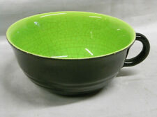 ANCIENNE TASSE Thé CAFÉ CÉRAMIQUE NOIRE VERTE SAINT CLÉMENT CUP