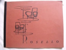 catalogue fabricant Sieges et Fauteuils  ROSELLO années 50