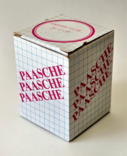 Paasche 3oz glass bottle - glass,
