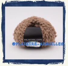 5 PELOTES de laine PHIL NATURAL LOOPS CHANVRE Neuves