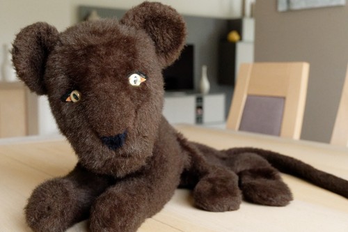 Panthère noire grande - , peluche