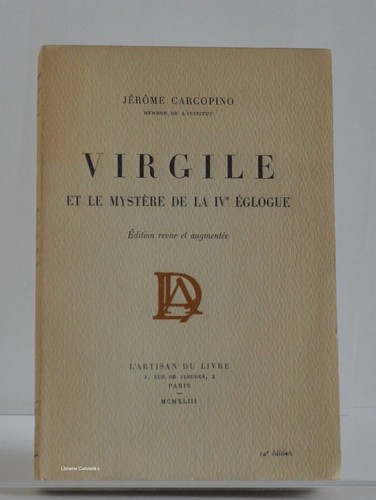 Jérôme carcopino virgile - carcopino-virgile, et
