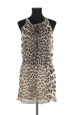 Robe en soie marron Barbara