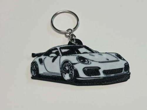 Porte clé porsche - porte,