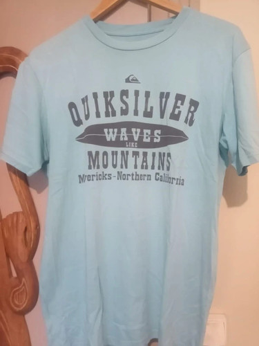 Tshirt quiksilver bleu - tshirt,