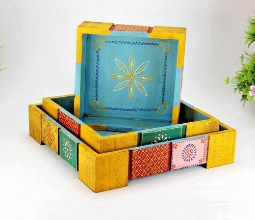 Lot plateaux carrés - plateaux,