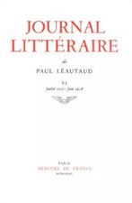 Journal littéraire. 1927-1928, tome 6, Paul Léautaud