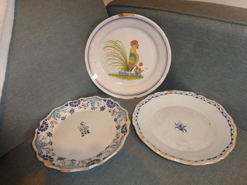 Assiettes anciennes 19 - 18,