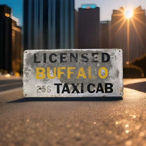 Vintage buffalo new york - buffalo, taxi