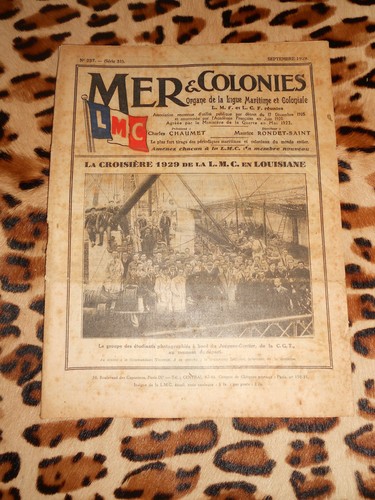 Revue mer colonies - mer, ligue