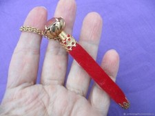 Stylo à bille décoratif ancien dans son étui