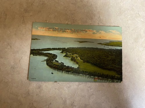 Vintage postcard belle isle - postcard,