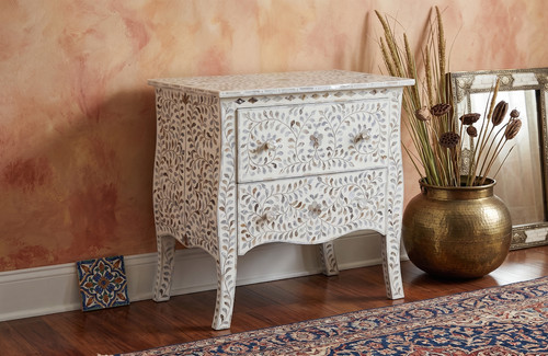 Table nuit tiroirs en - 2,