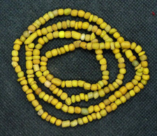 66cm Perle Verre Bijou Ancien