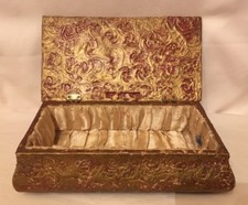 vintage wooden ornate red