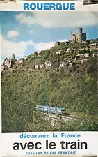 Affiche Originale SNCF | Rouergue | 1977 | Original Vintage Railways Poster