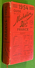 Guide Michelin Rouge 1954  - Etat Moyen.