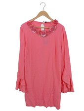 KI MANUELA LUGLI Robe à manches longues Dames Robe T EU 42 rose style festif