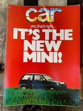 Car Magazine - November 1978 - Mini Metro? Opel Senator AC Cobra BMW Mercedes