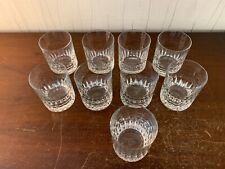 10 verres à porto modèle marine Jersey cristal Saint Louis (prix à la pièce)